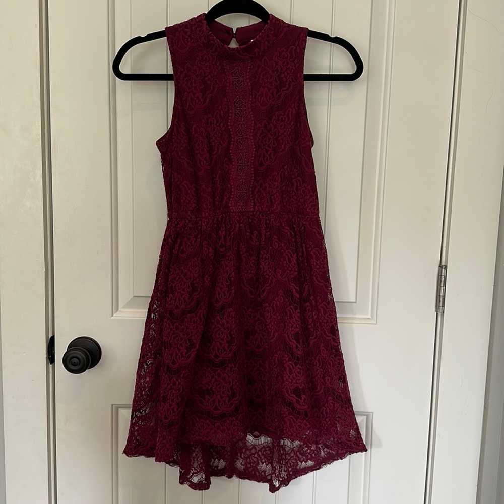 Beautiful Lace Overlay Girl’s dress